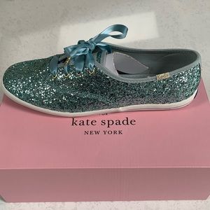 Sparkly blue Keds for Kate Spade NY
